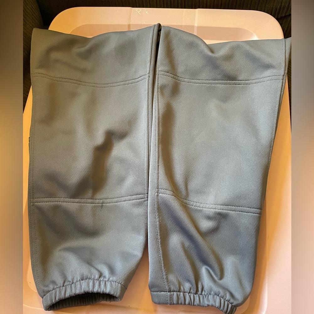 Mizuno Softball Pants Womens Size Small Gray With Belt Loops - Picture 7 of 9